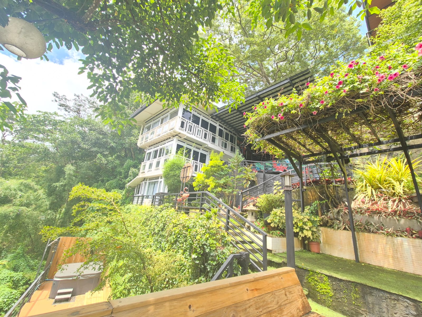 Mountain Villa garden view